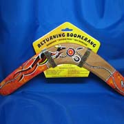 Returning Boomerang 14 inch, Handpainted